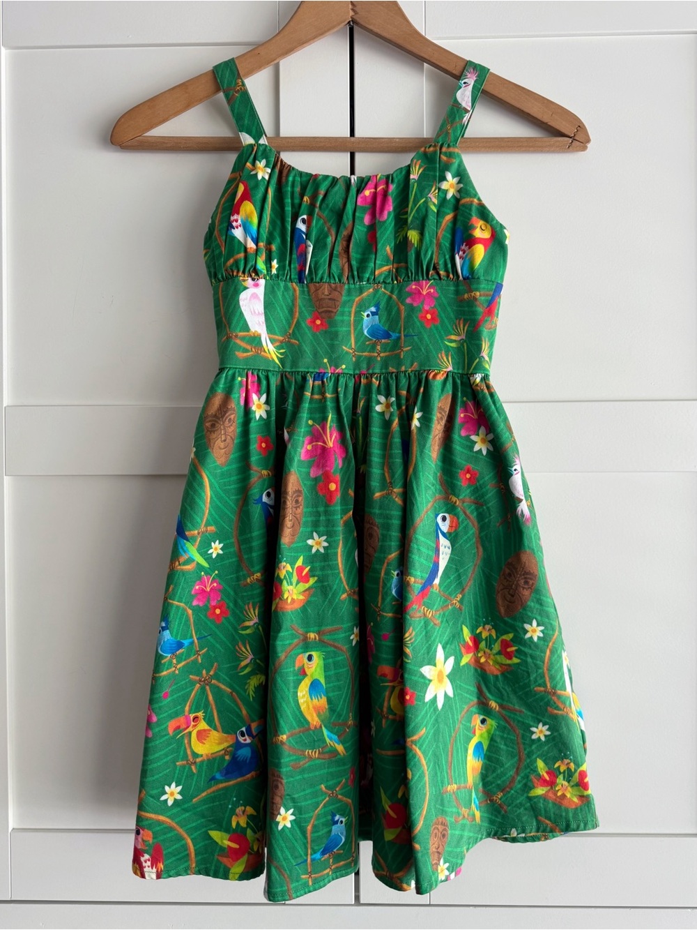 Disney Parks Enchanted Tiki Dress Green Size small